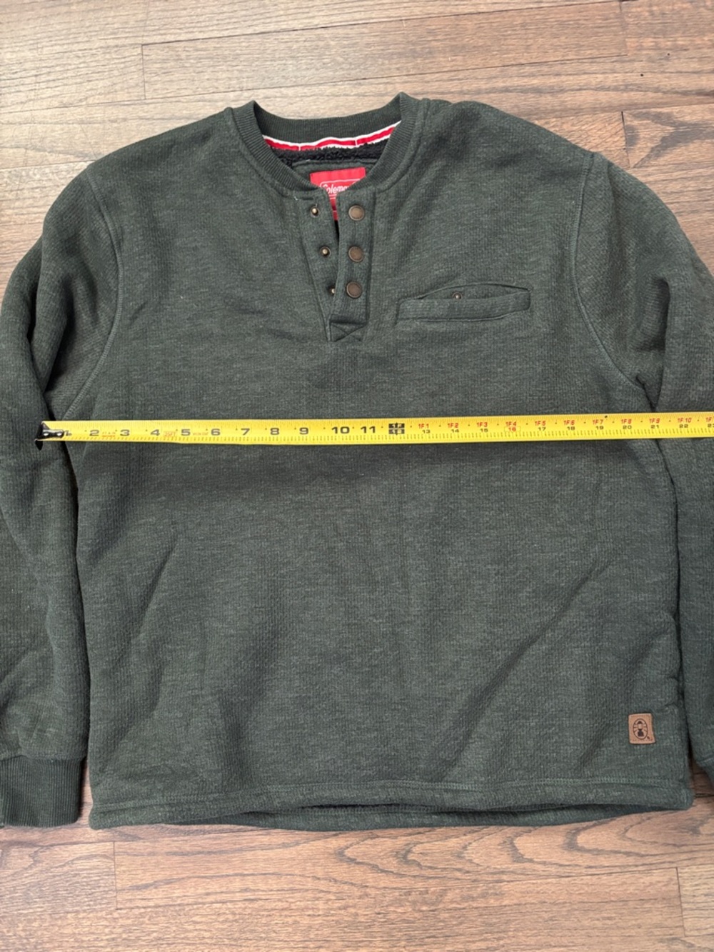 Coleman Olive Green Button-Up Shirt - Picture 12 of 14